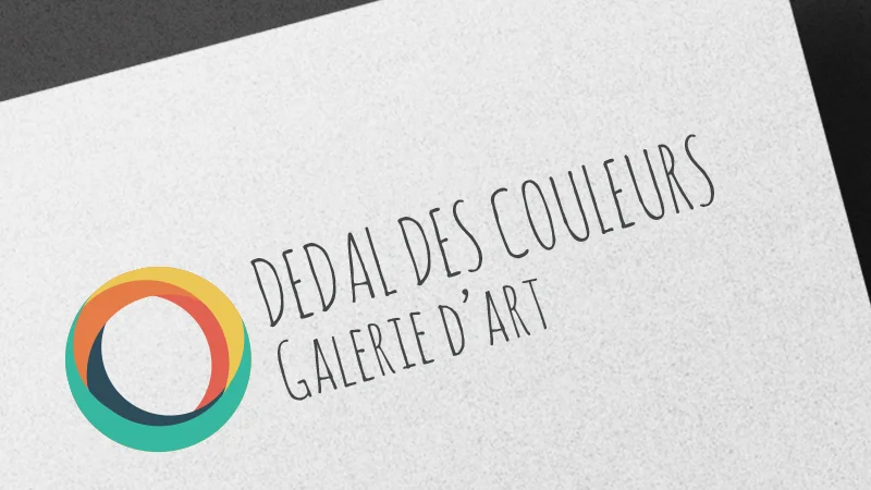 Création d’identité visuelle et maquette web pour une galerie d’art — VulcainDesign