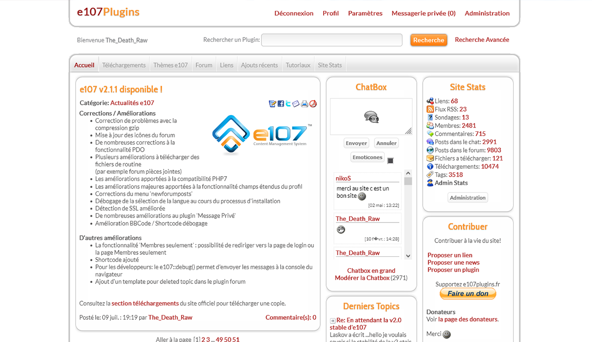 e107plugins.fr