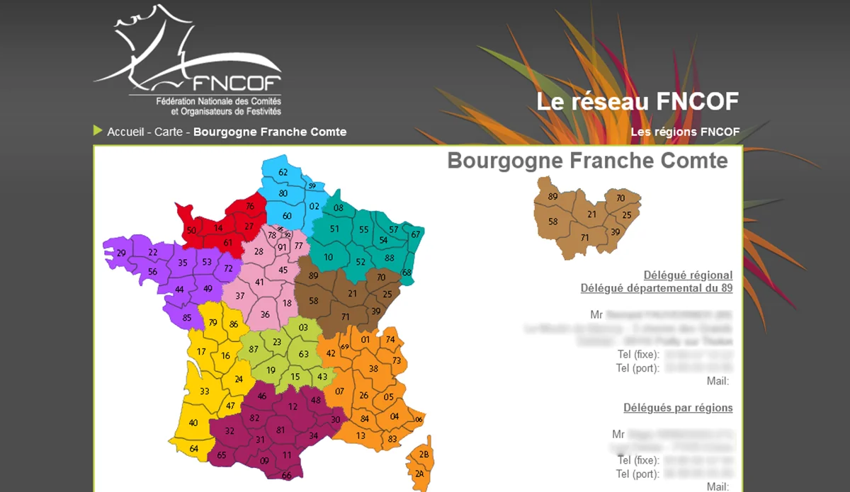 Développement site internet et l’intranet FNCOF