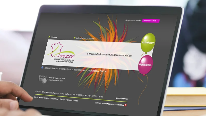 Développement site internet et l’intranet FNCOF — VulcainDesign
