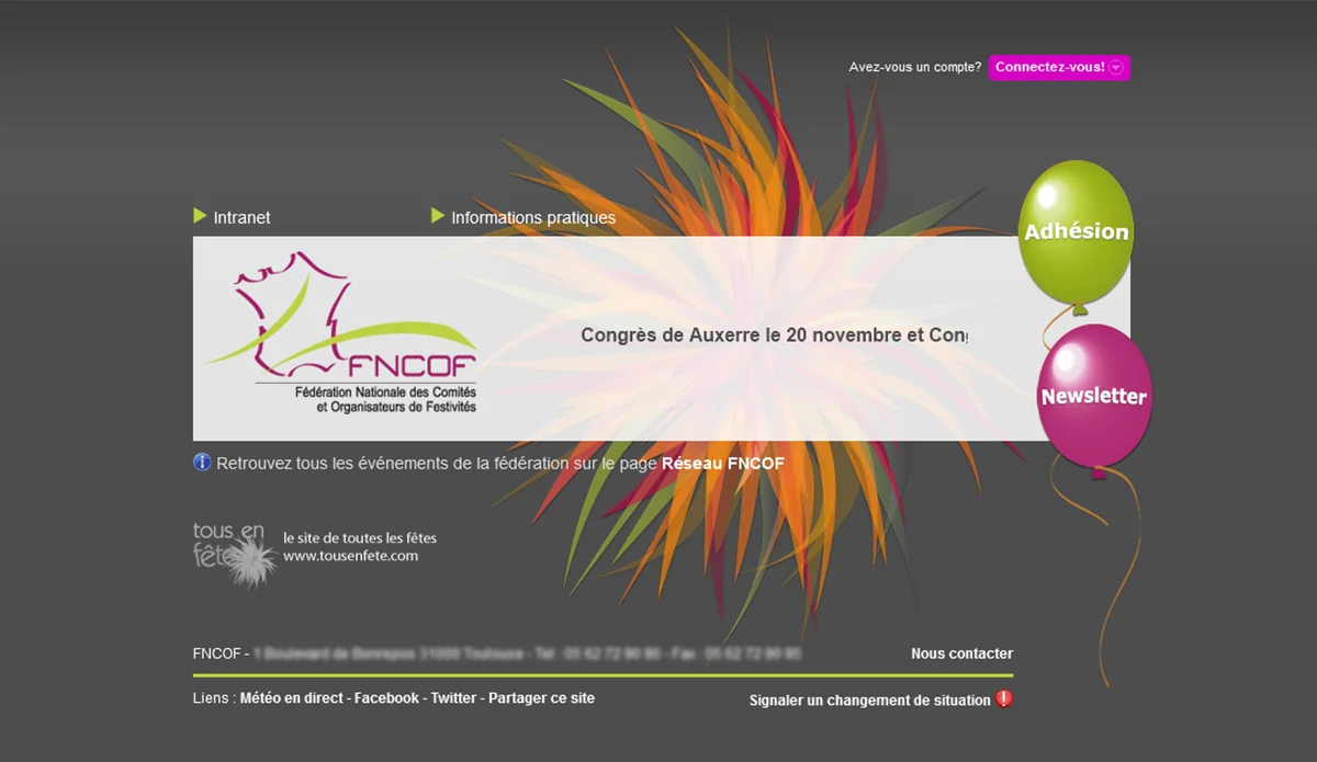 Développement site internet et l’intranet FNCOF