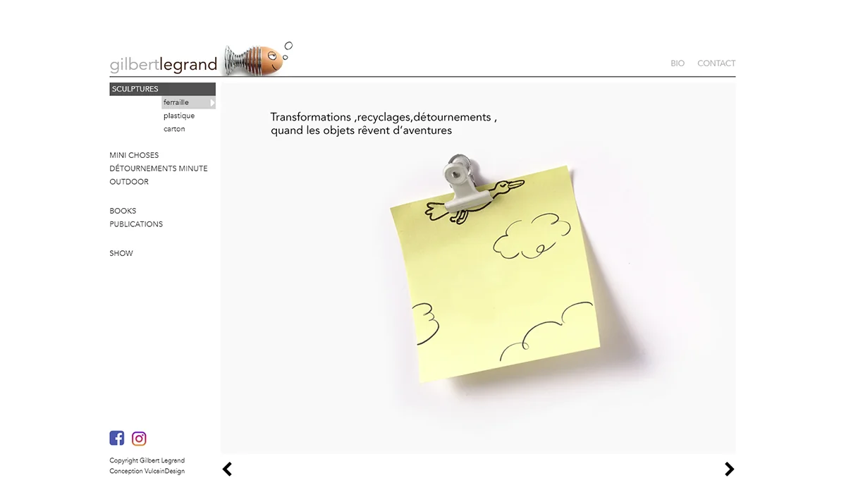 Refonte du site d’un illustrateur jeunesse