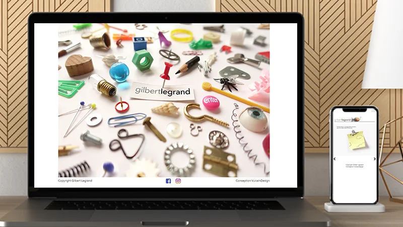 Refonte du site d’un illustrateur jeunesse — VulcainDesign