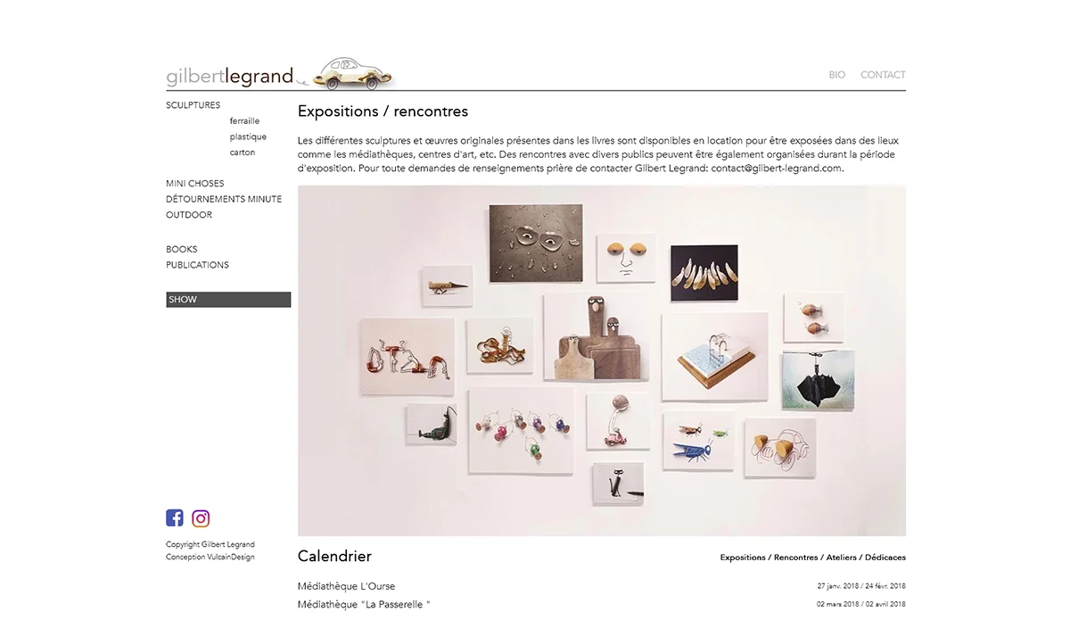 Refonte du site d’un illustrateur jeunesse