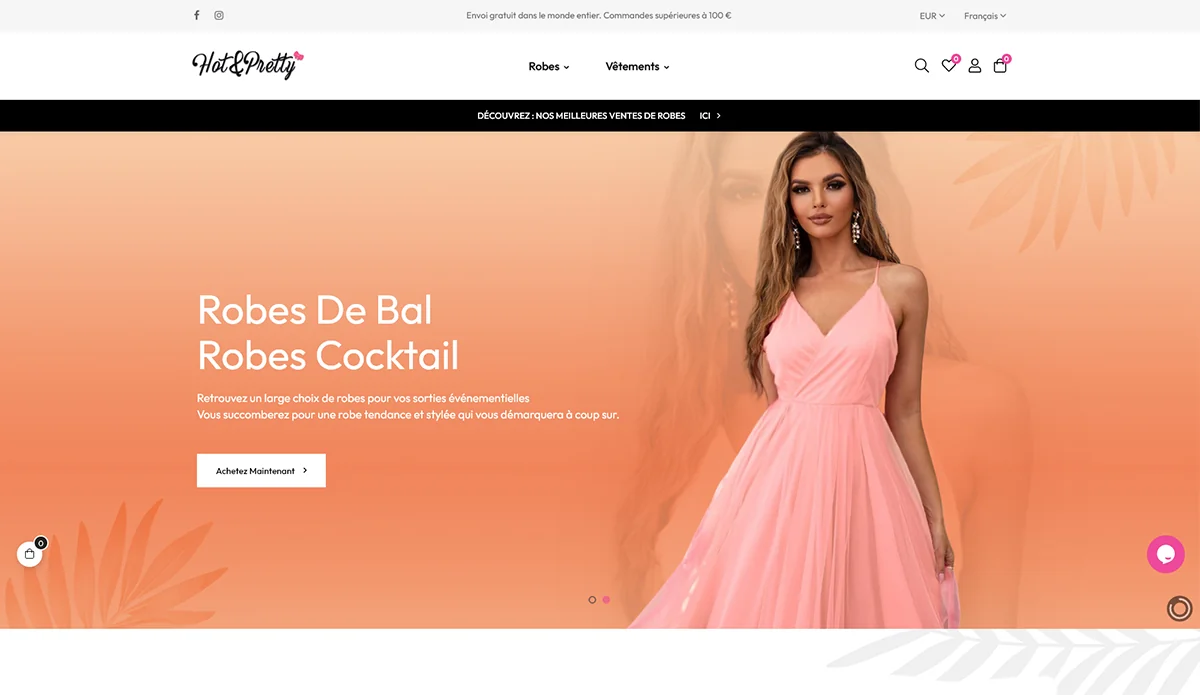 HotAndPretty : Boutique en ligne