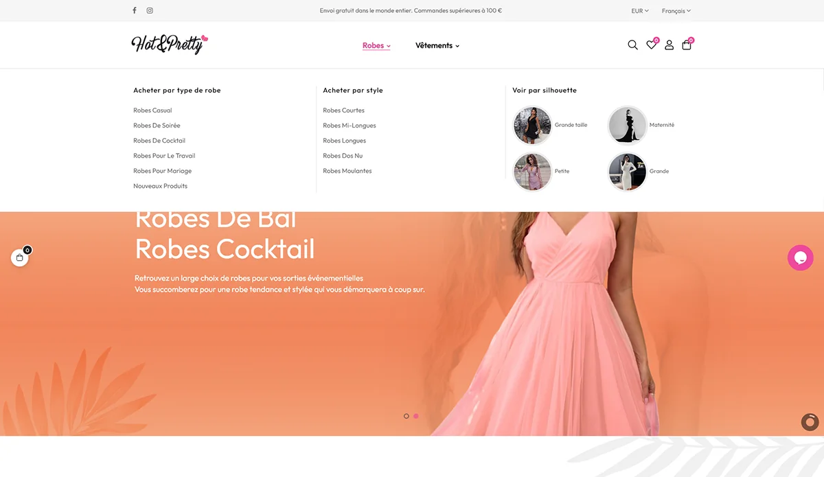 HotAndPretty : Boutique en ligne