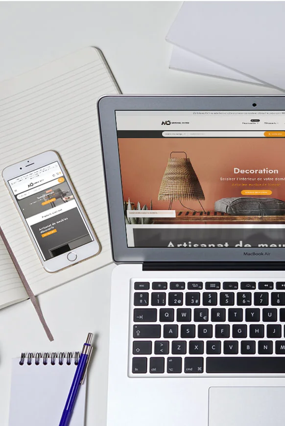 E-commerce MondialDecor - Développement boutique en ligne décoration