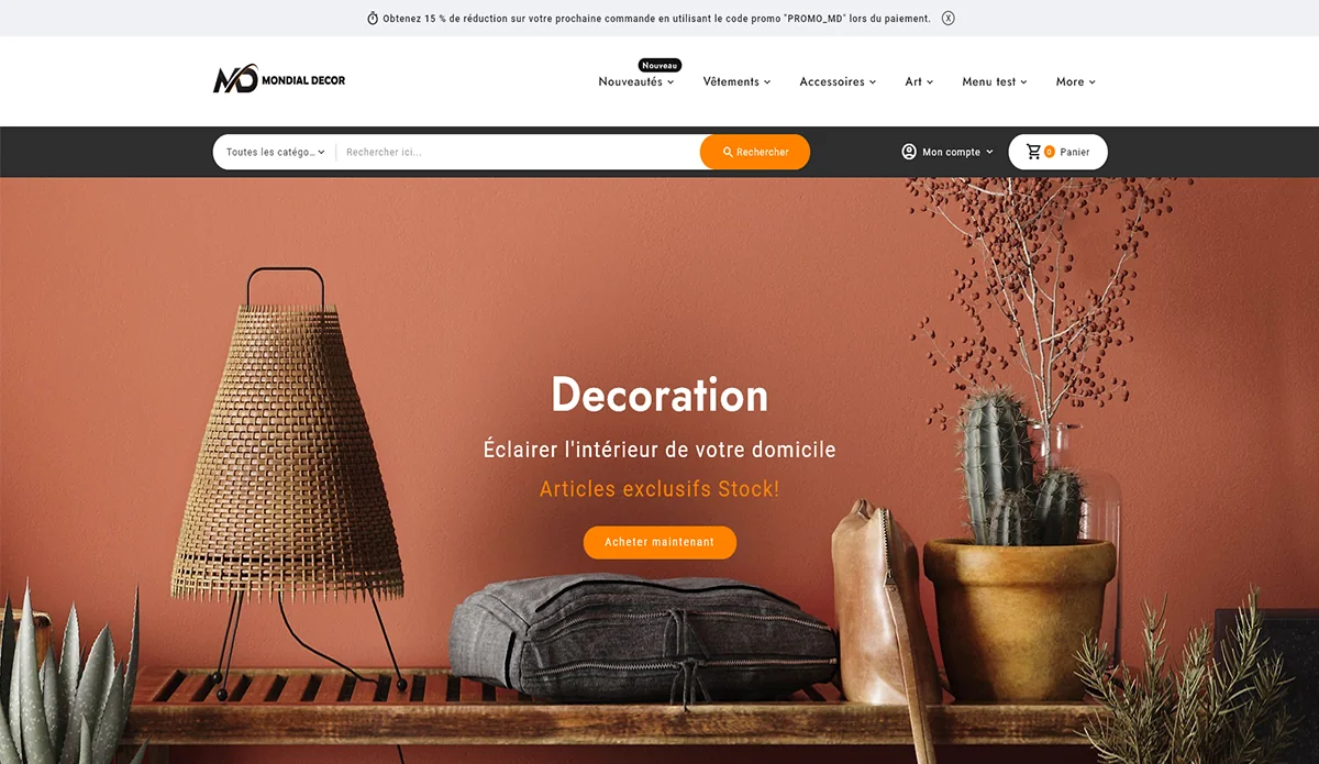 MondialDecor: Boutique en ligne