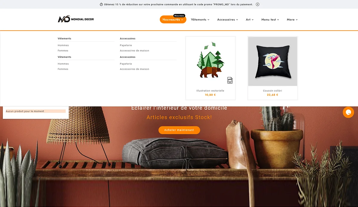 MondialDecor: Boutique en ligne