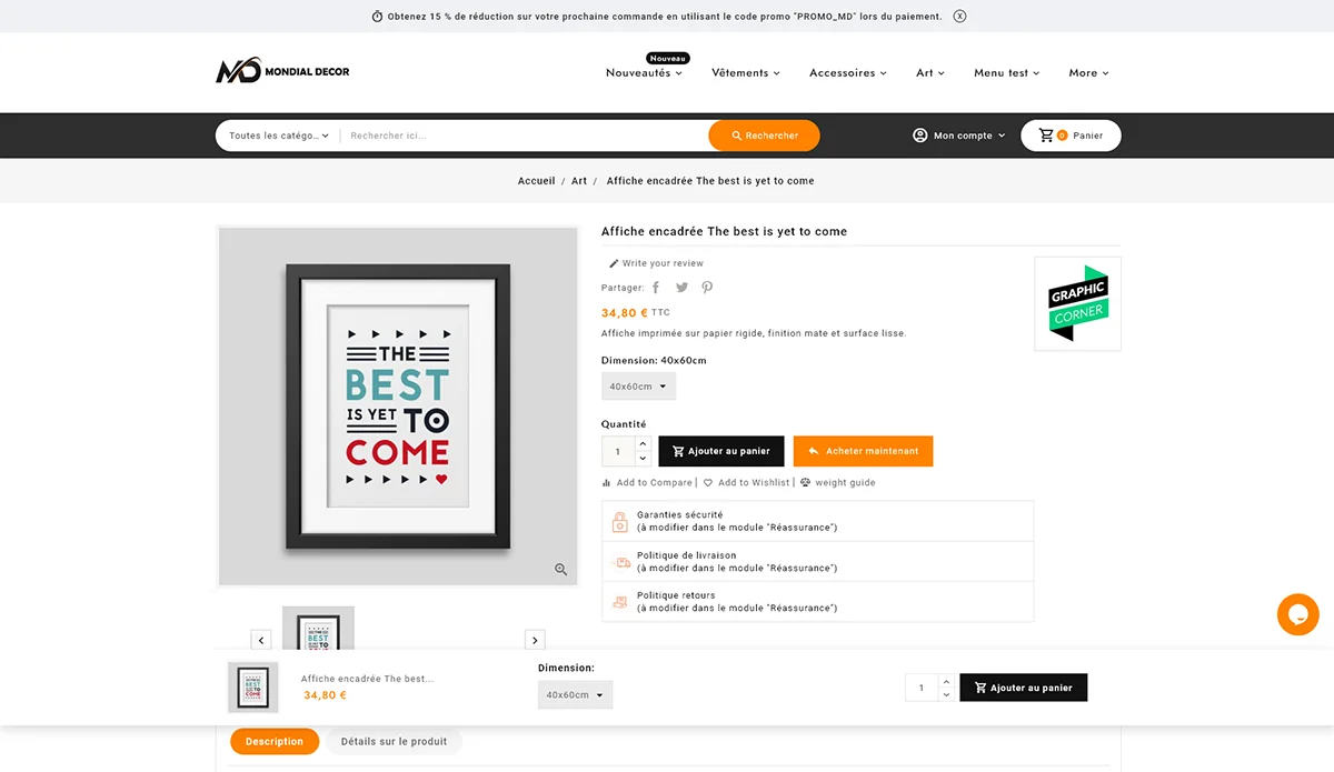 MondialDecor: Boutique en ligne