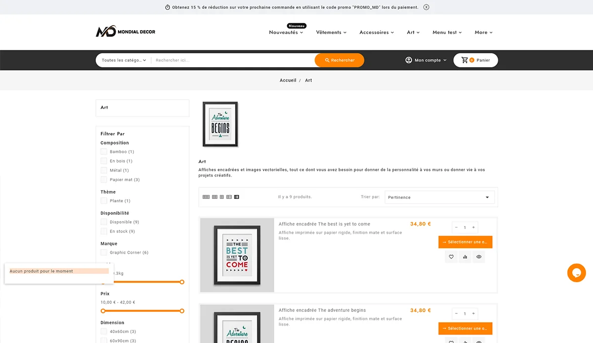 MondialDecor: Boutique en ligne