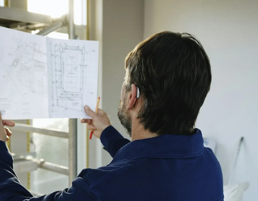 Reading a floor plan before the visit